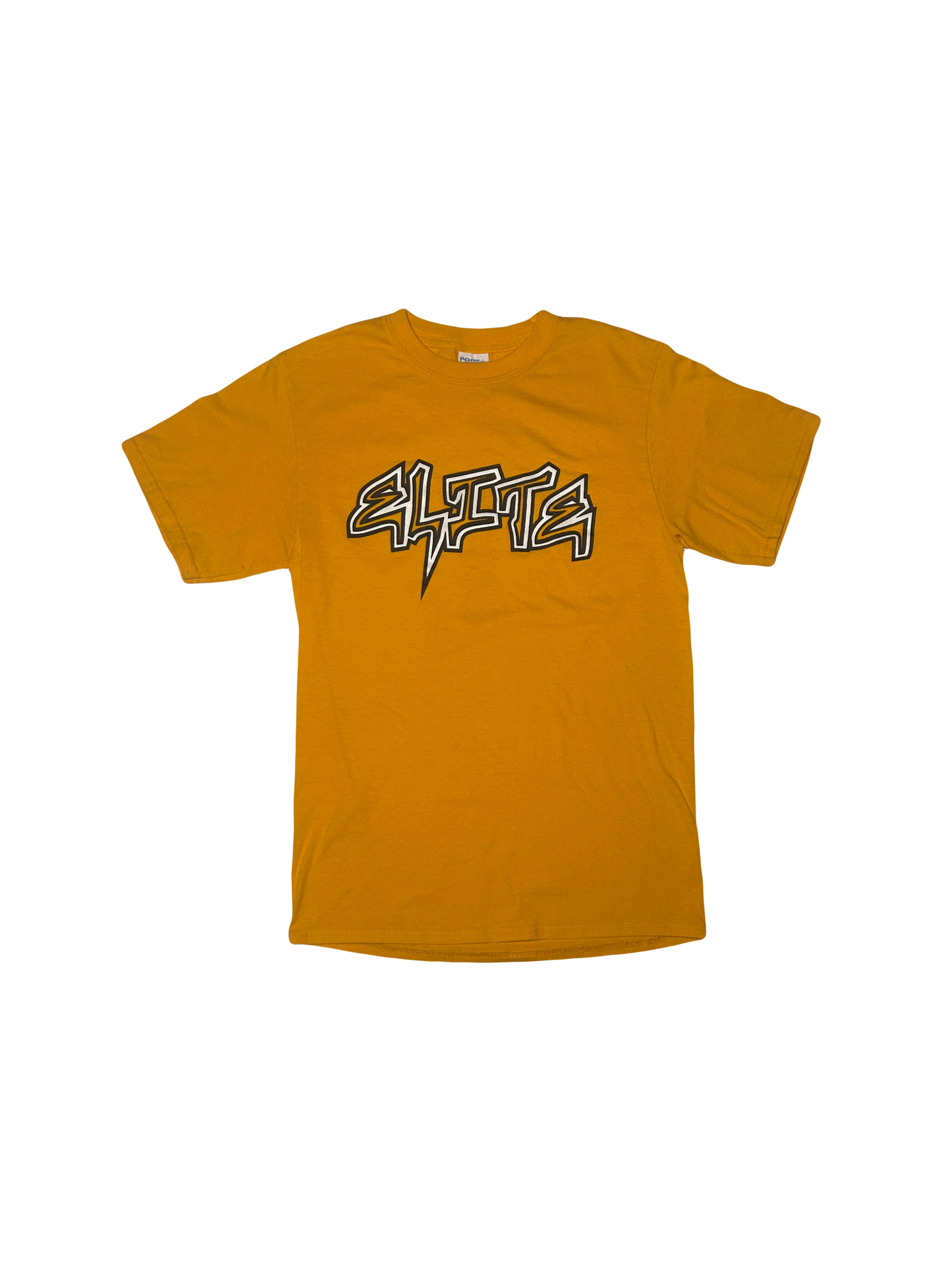 Yellow ‘ELITE’ Graffiti Tee - Quick Thrifts