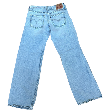 Women’s Levis Super Low Wide-Legged Denim - 27x32 - Quick Thrifts