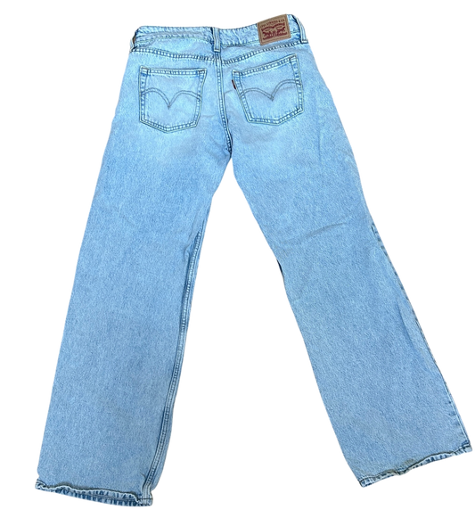 Women’s Levis Super Low Wide-Legged Denim - 27x32 - Quick Thrifts