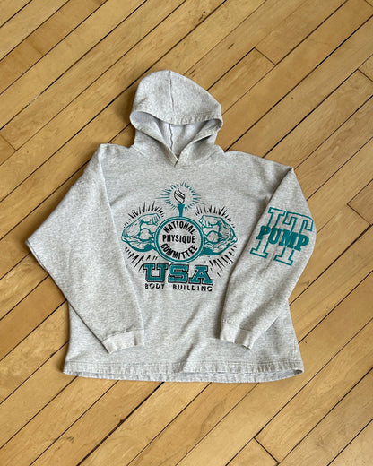 USA Body Builder Hoodie - Medium - Quick Thrifts