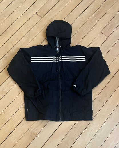 Adidas Zip-Up Windbreaker - Large - Quick Thrifts