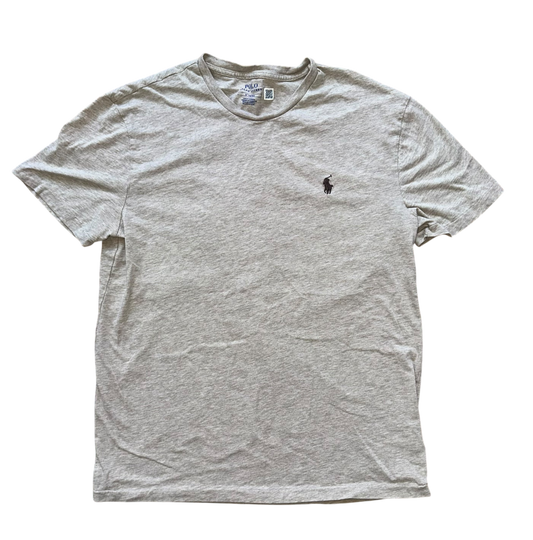 Polo Ralph Lauren Tee (Tan) - Medium - Quick Thrifts