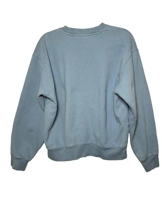 Blue TNA Crewneck, Cozy Fleece “Perfect Fit” - Large - Quick Thrifts