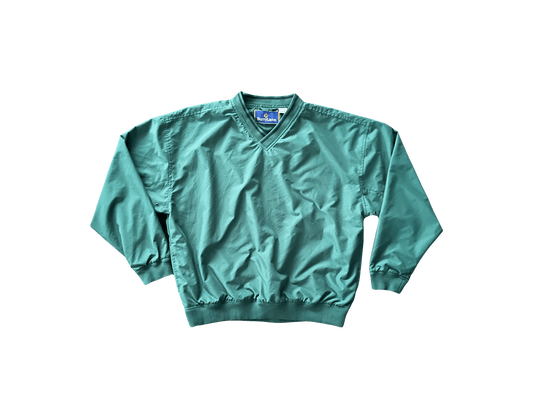 BurryLane Vintage Green Pullover Windbreaker - Quick Thrifts