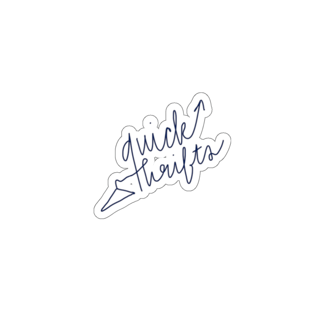 Quick Thrifts Die-Cut Stickers - Quick Thrifts