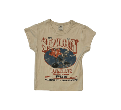 Strawberry Baby Tee - Quick Thrifts